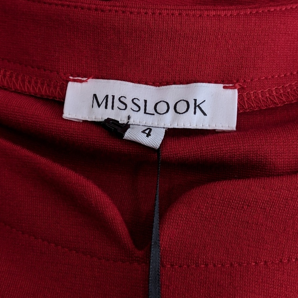 Misslook red midi dress - Picture 2 of 7